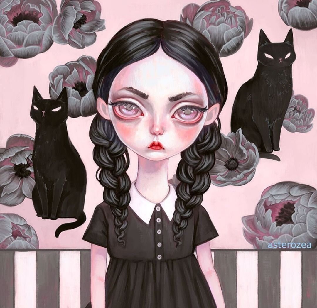 Грим Уэнзди Аддамс