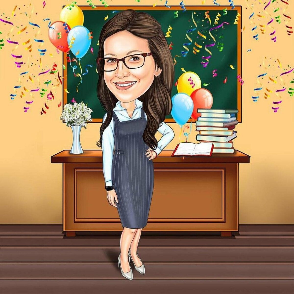 Учитель и дети