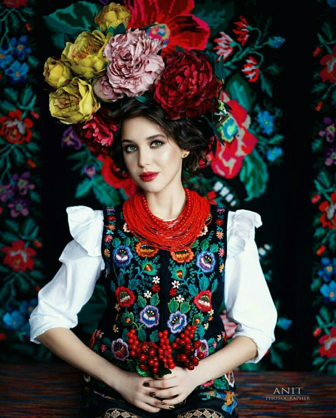 Фотосессия с цакиами в русском стиле