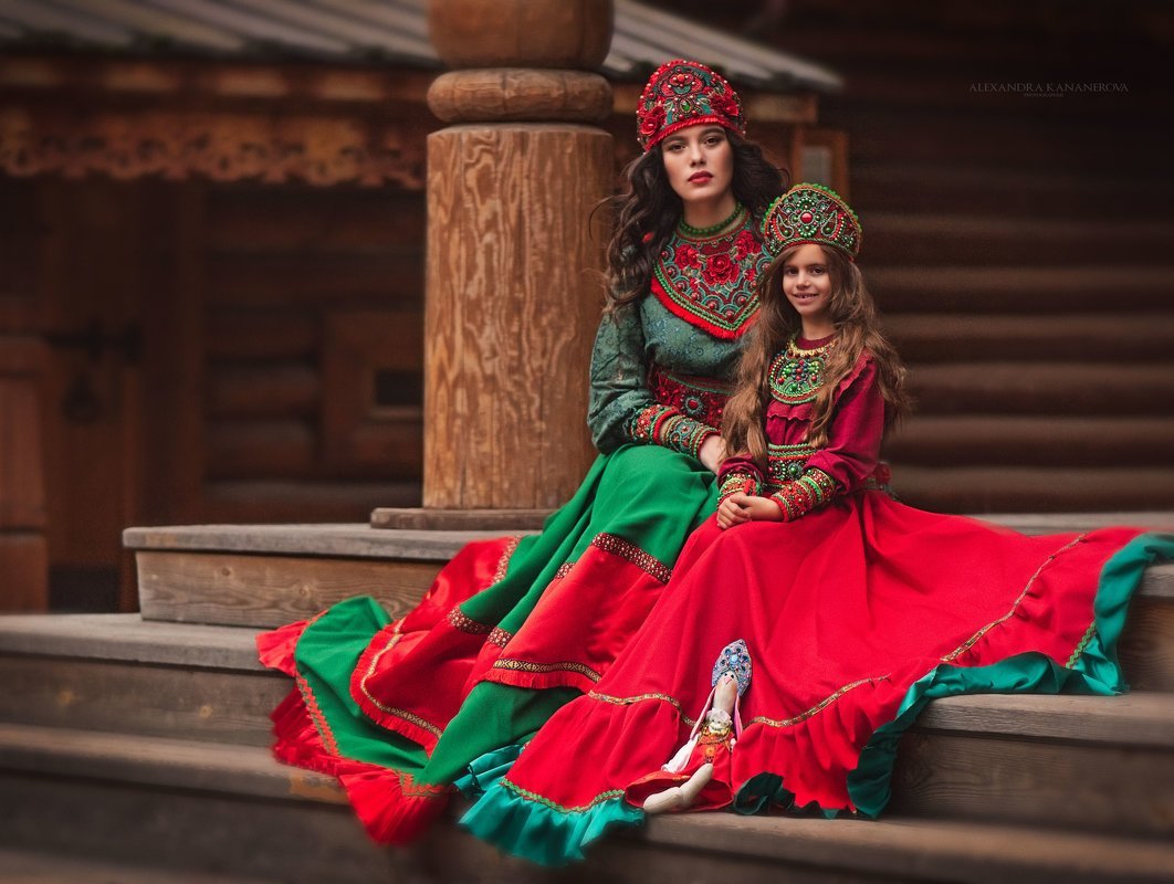 Фотосессия в русском народном стиле
