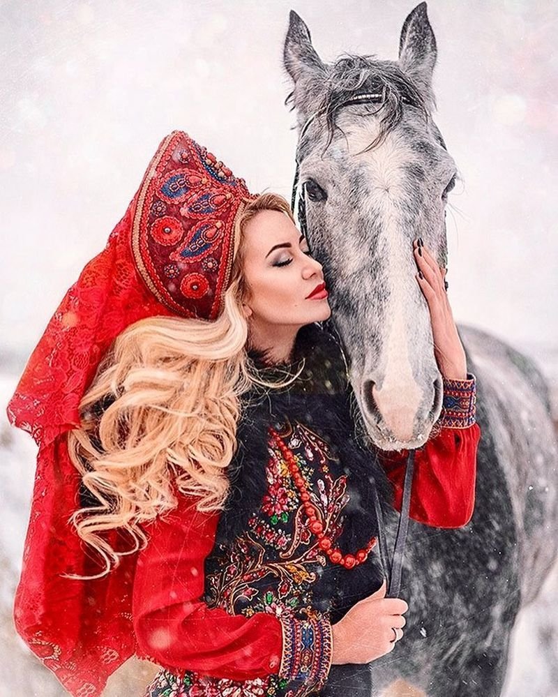 Красавицы в русском стиле