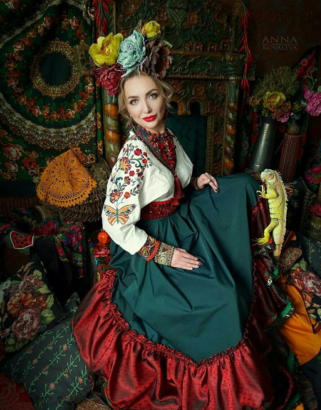 Фотосессия в народном стиле