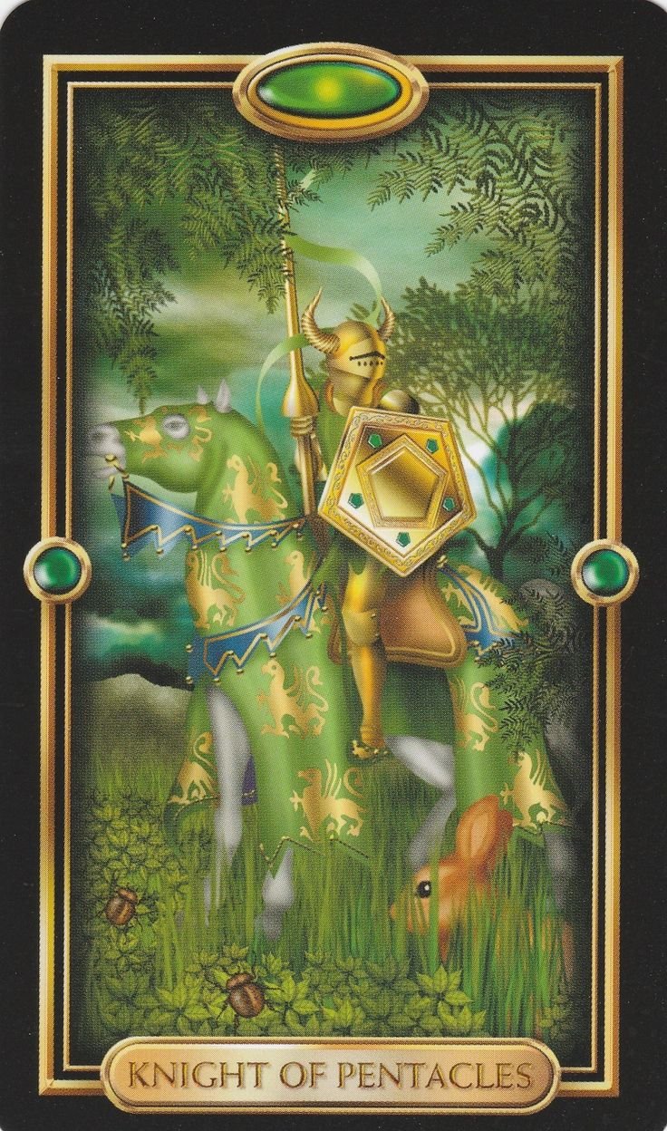Рыцарь пентаклей Таро Уэйта