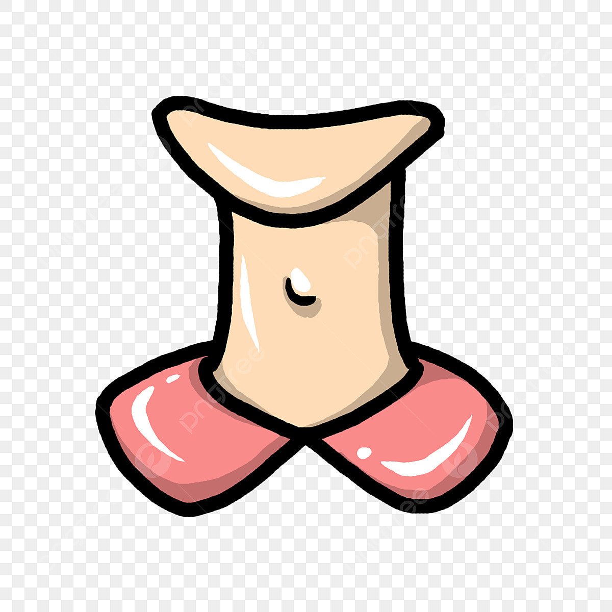 Шея мультяшная