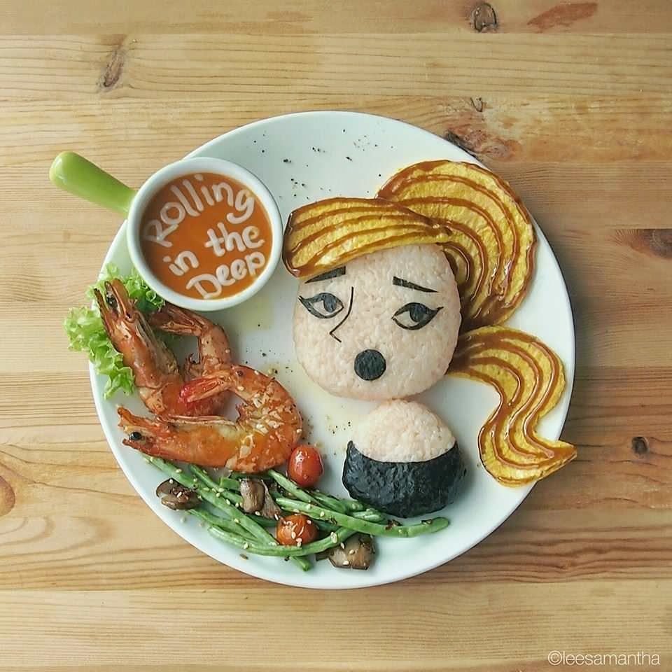 Прикольный завтрак