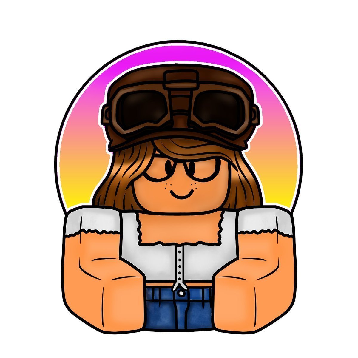 Roblox герои на белом фоне