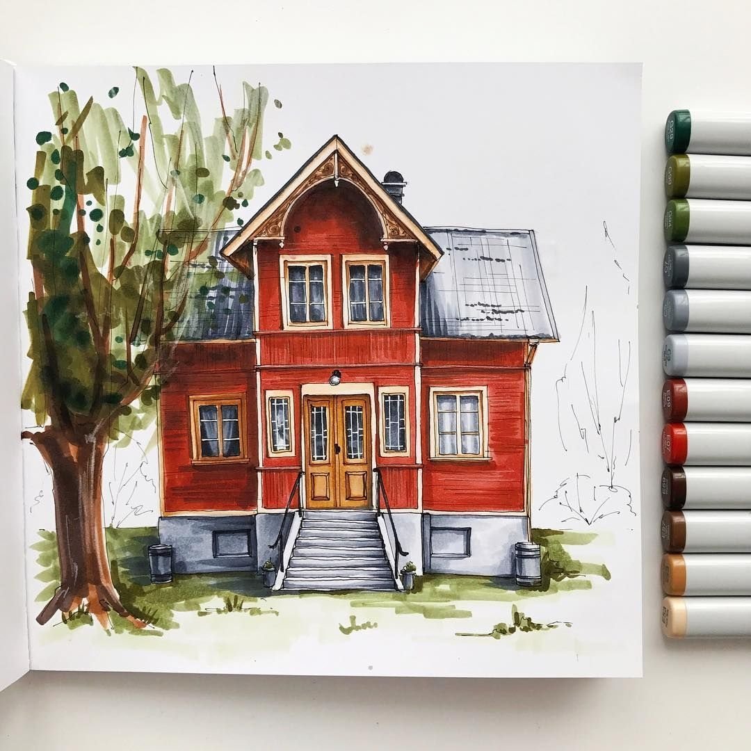 Мультяшные домики