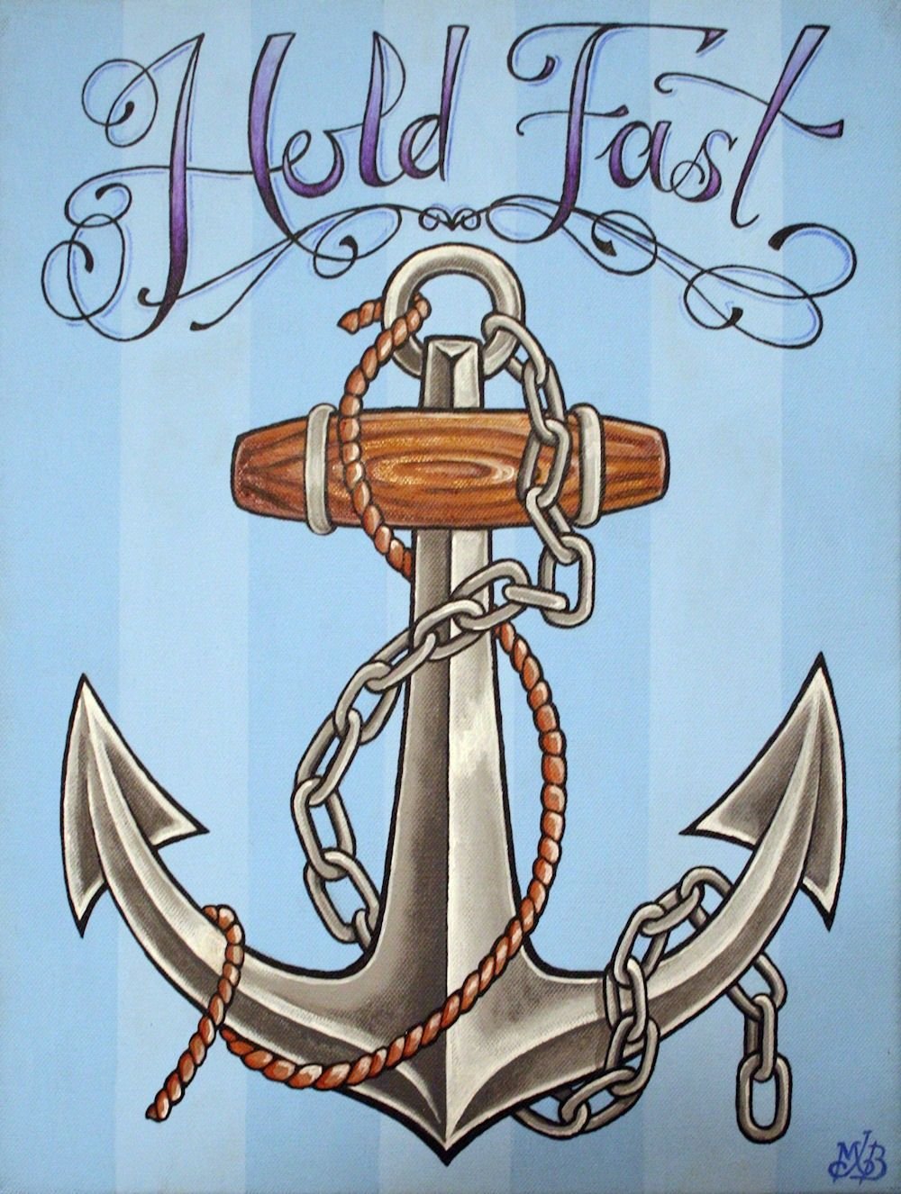 Якорь цветной