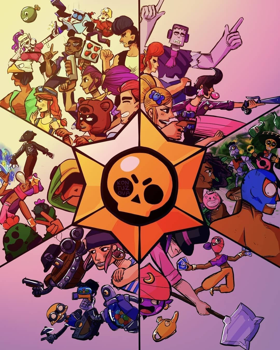 Браво старс арт персонажей