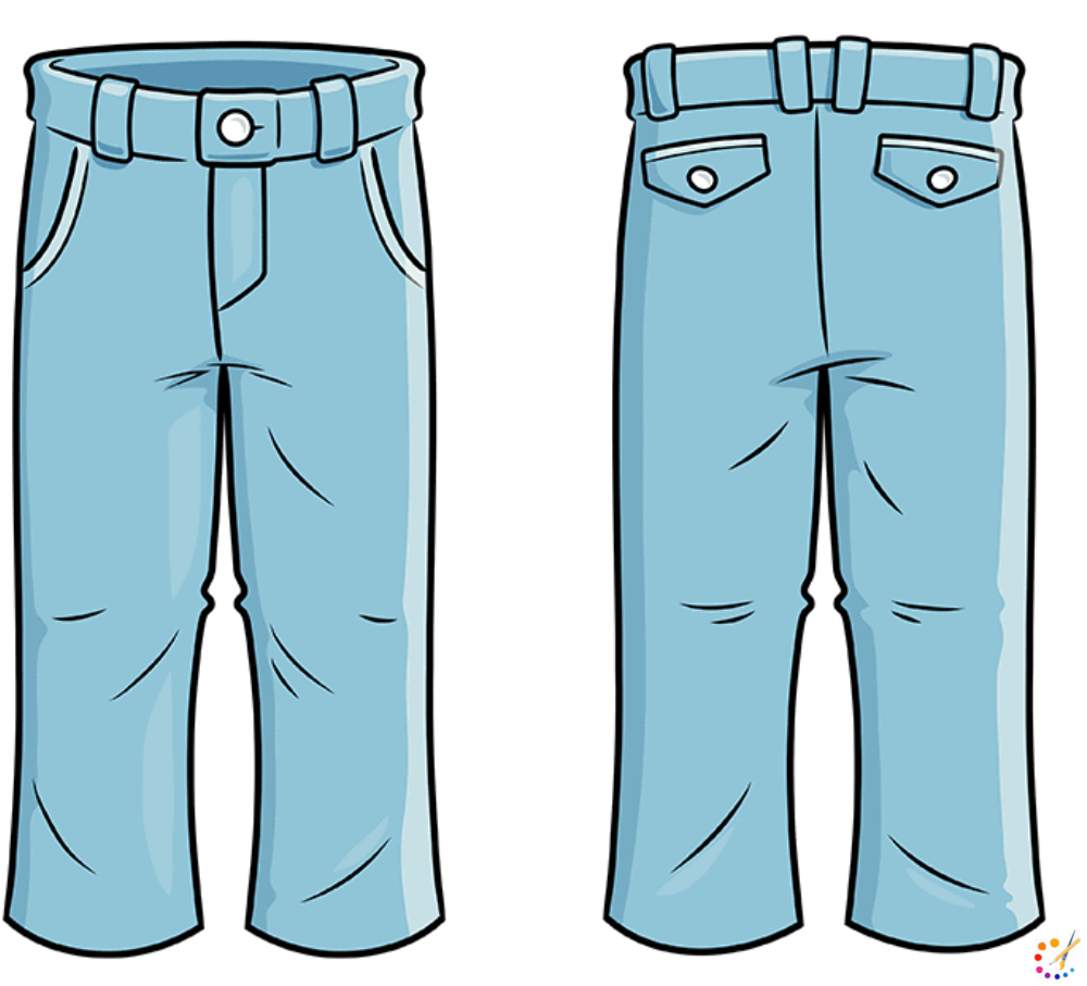 Рисование штаны детьми