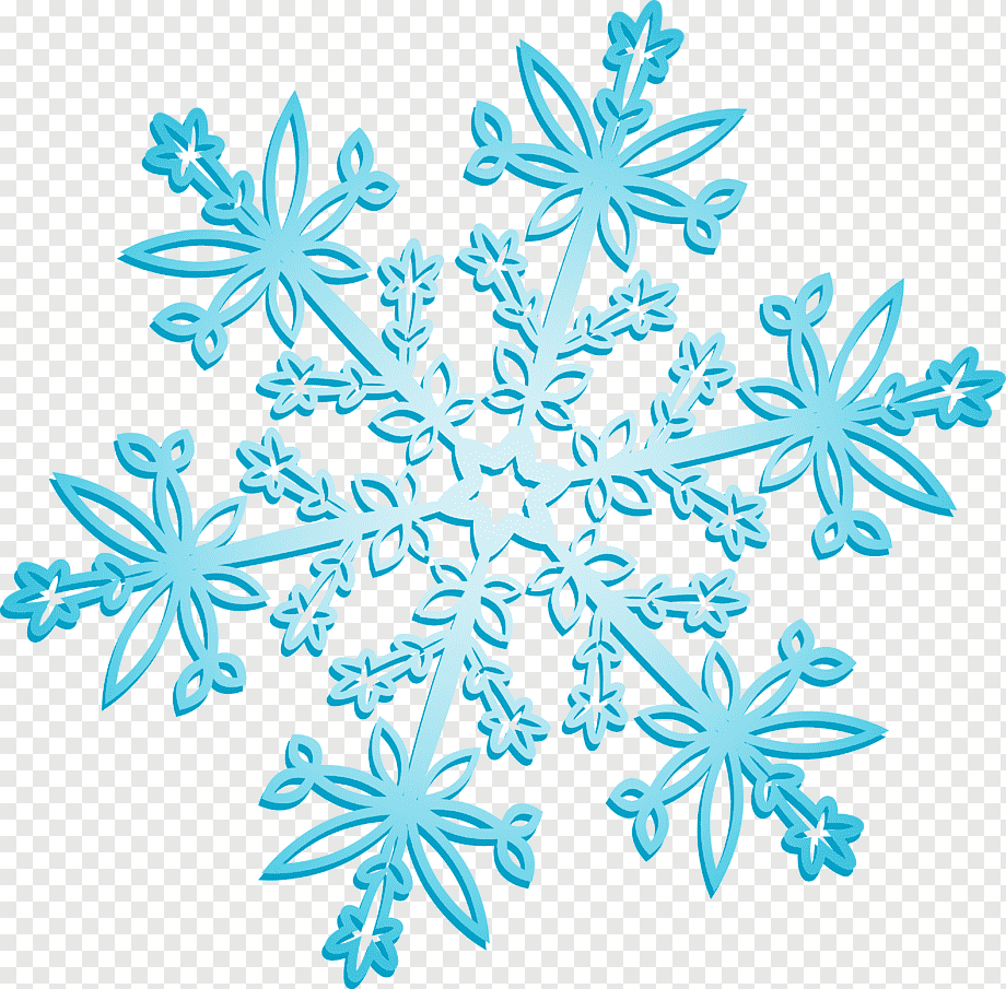 Снежинки на прозрачном фоне