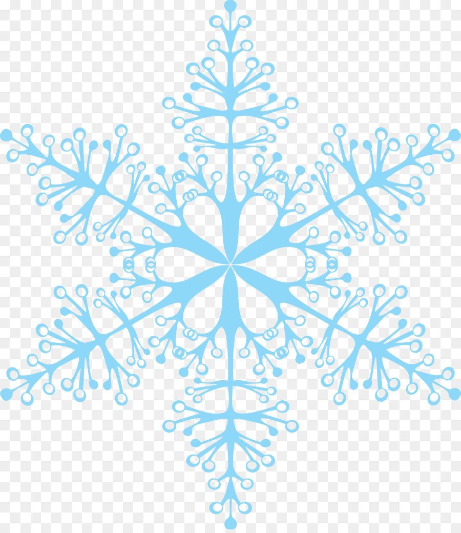 Снежинки на прозрачном фоне