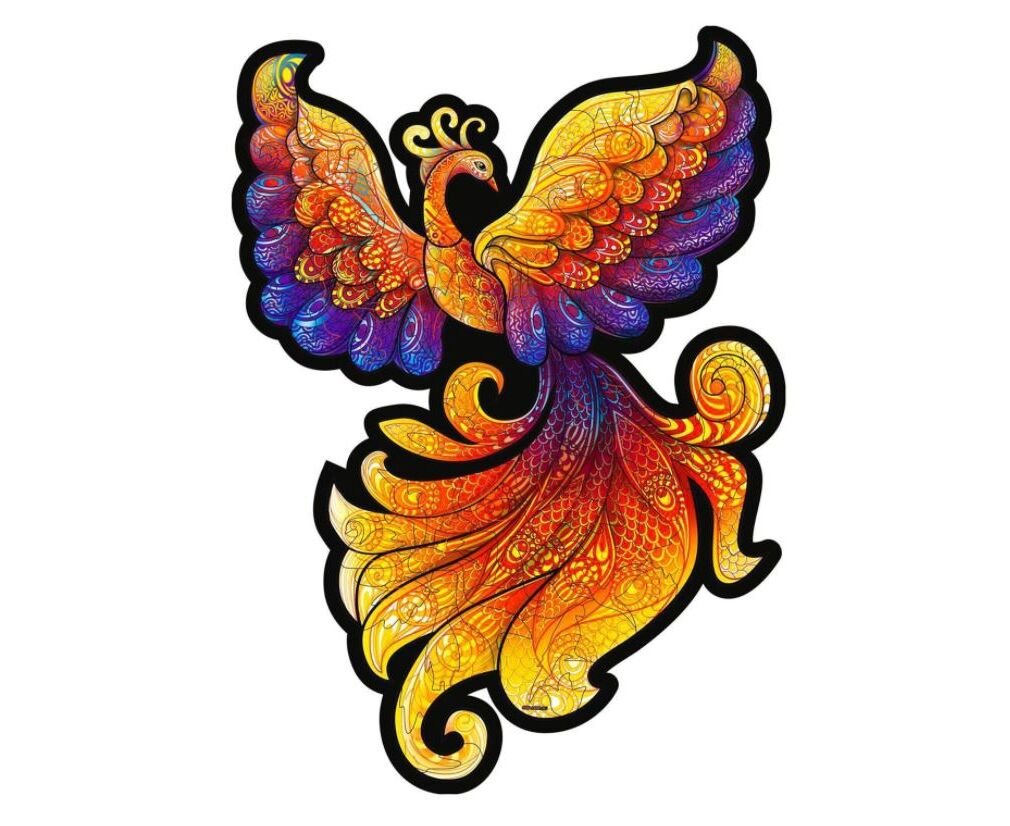 Пазл фигурный "Жар-птица", 127 деталей