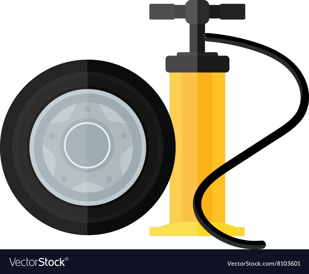 Автомобильный насос вектор