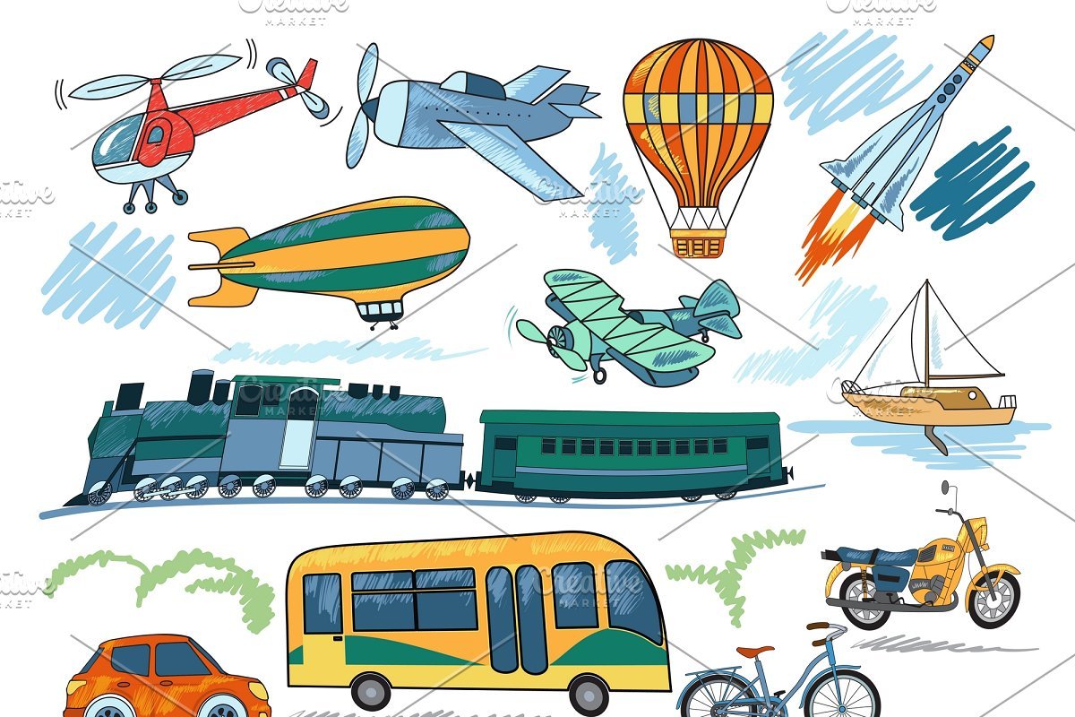 Картинки пассажирский транспорт для дошкольников