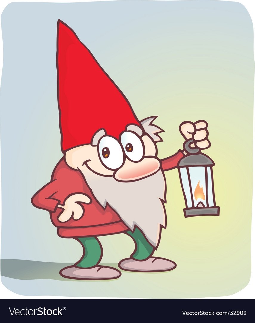 Гномик с кисточкой