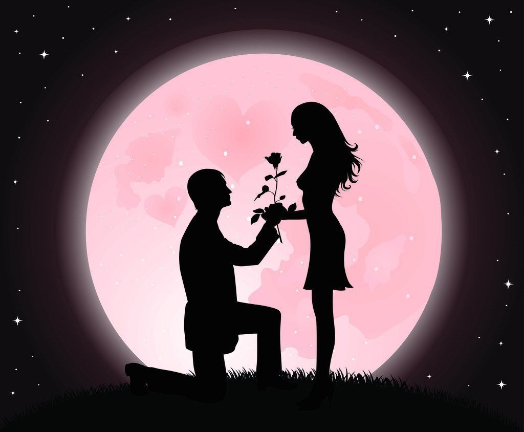 Романтические рисунки