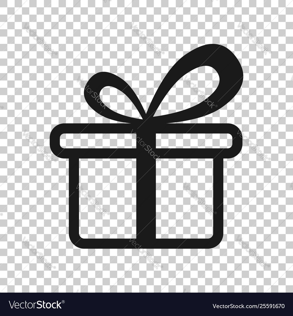 Открытая подарочная коробка иконка