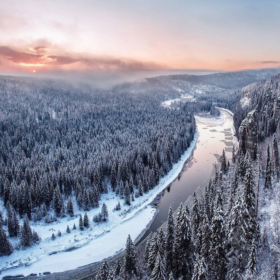 Горы Минимализм рисунок