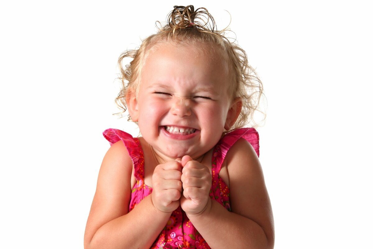 Восхищенная девушка