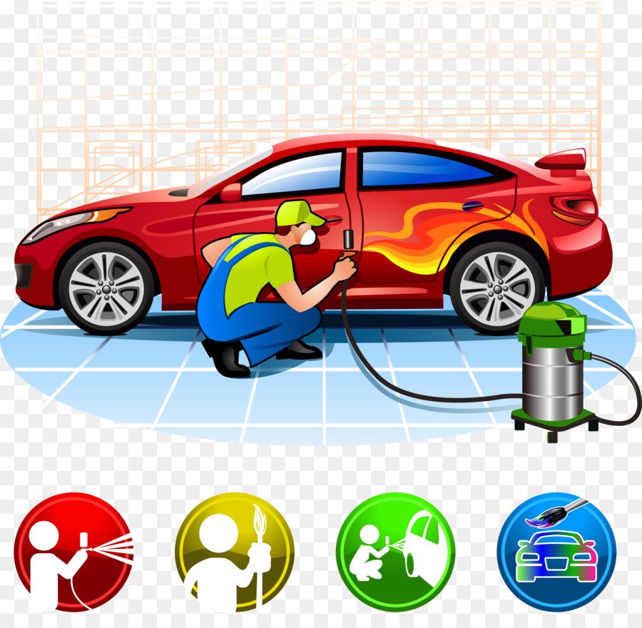 Иконка автомобиля покраска