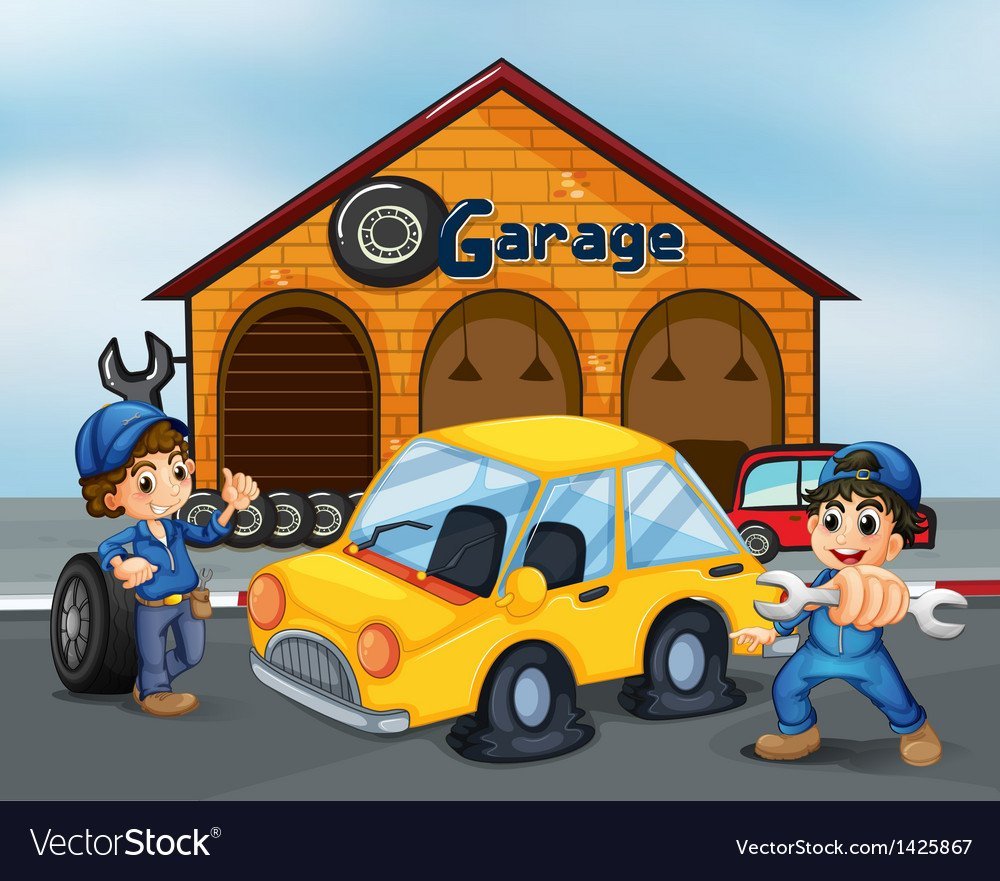 Автосервис в детском саду