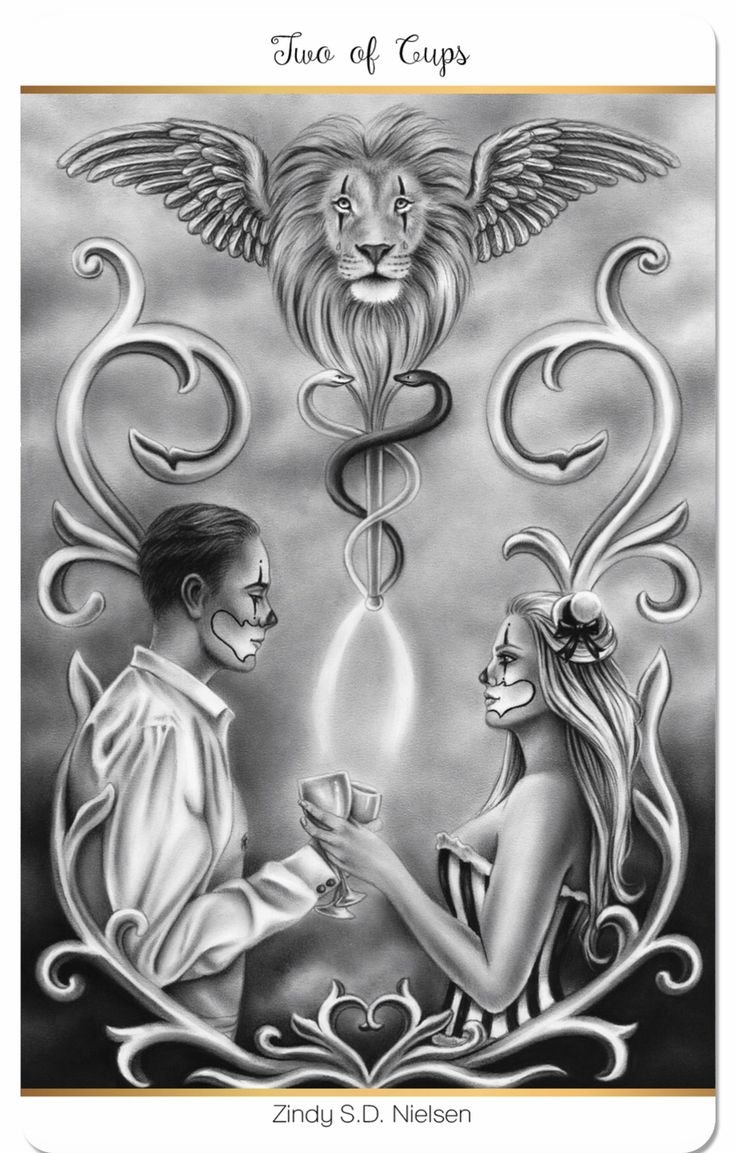 Двойка кубков Таро