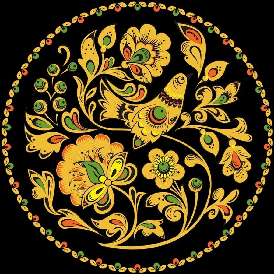 Хохлома клубника