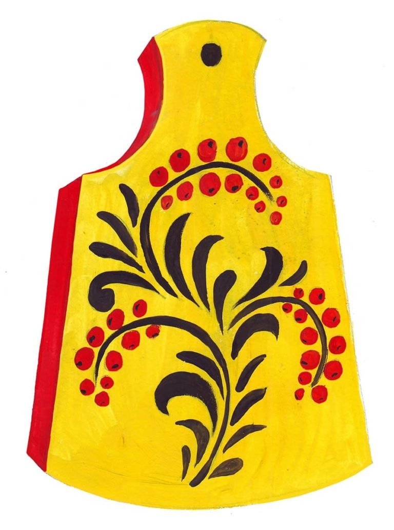 Хохломская роспись ленточный