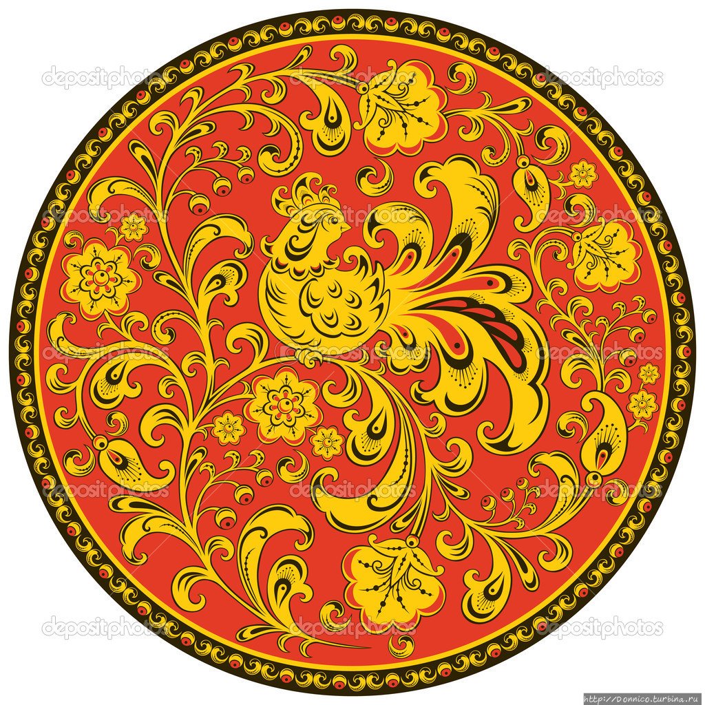 Хохлома надпись