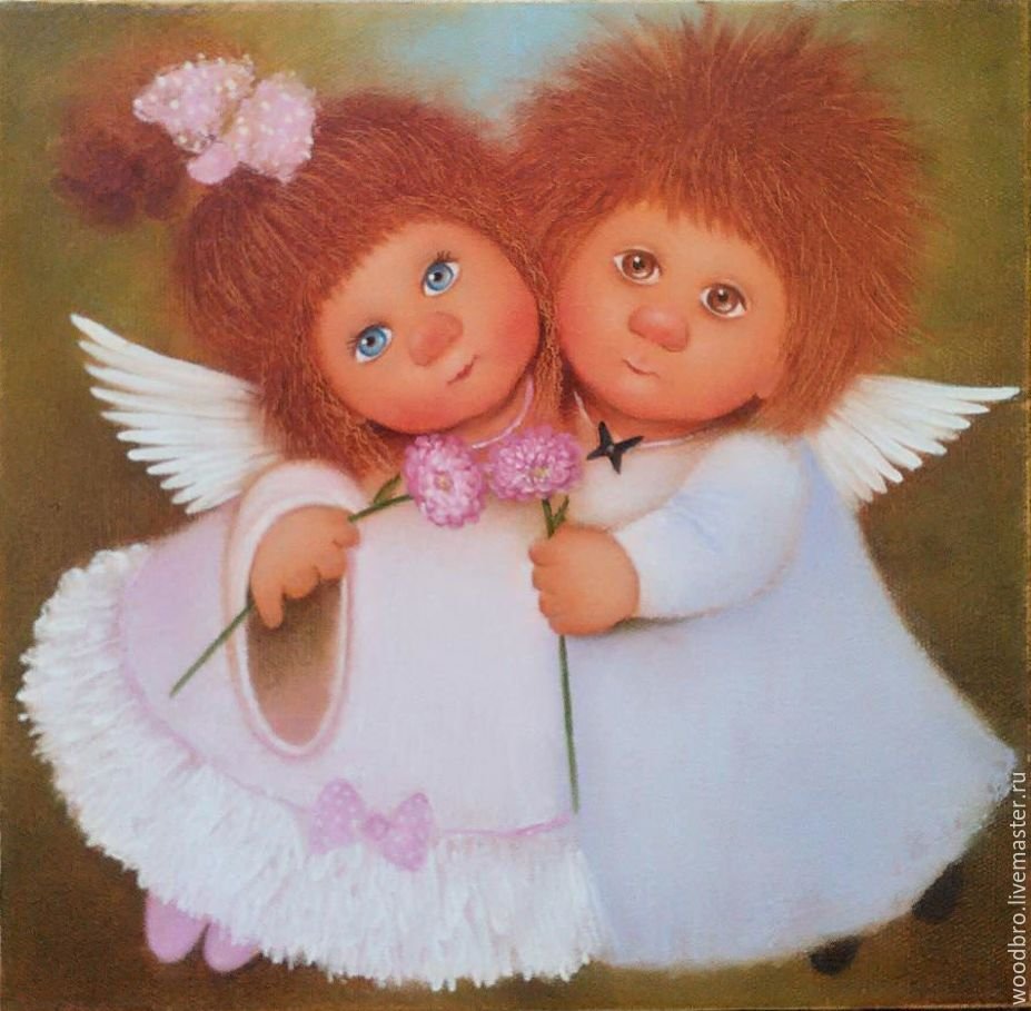 Ангелочки живопись