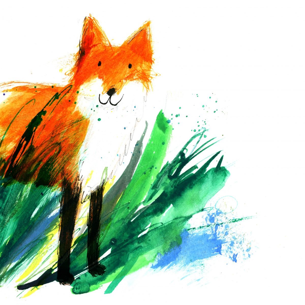 Лис мультяшный