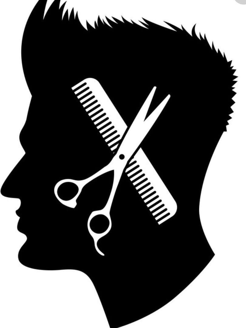 Мужской парикмахер визитка