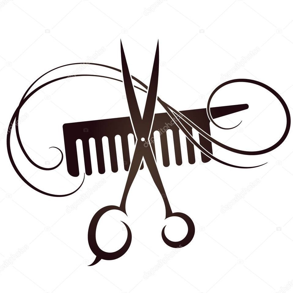 Вывеска ножницы и расческа