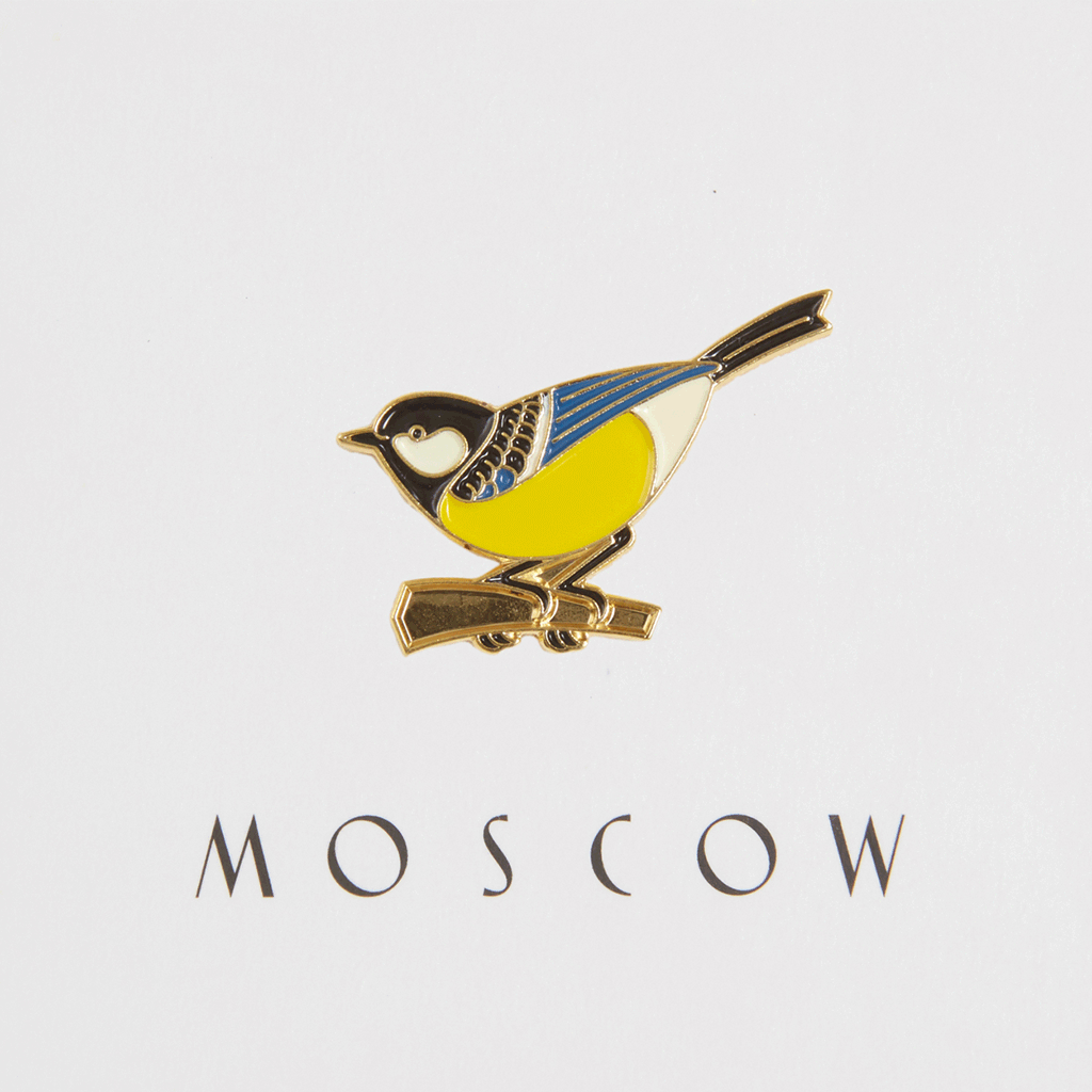 Синичка из фетра