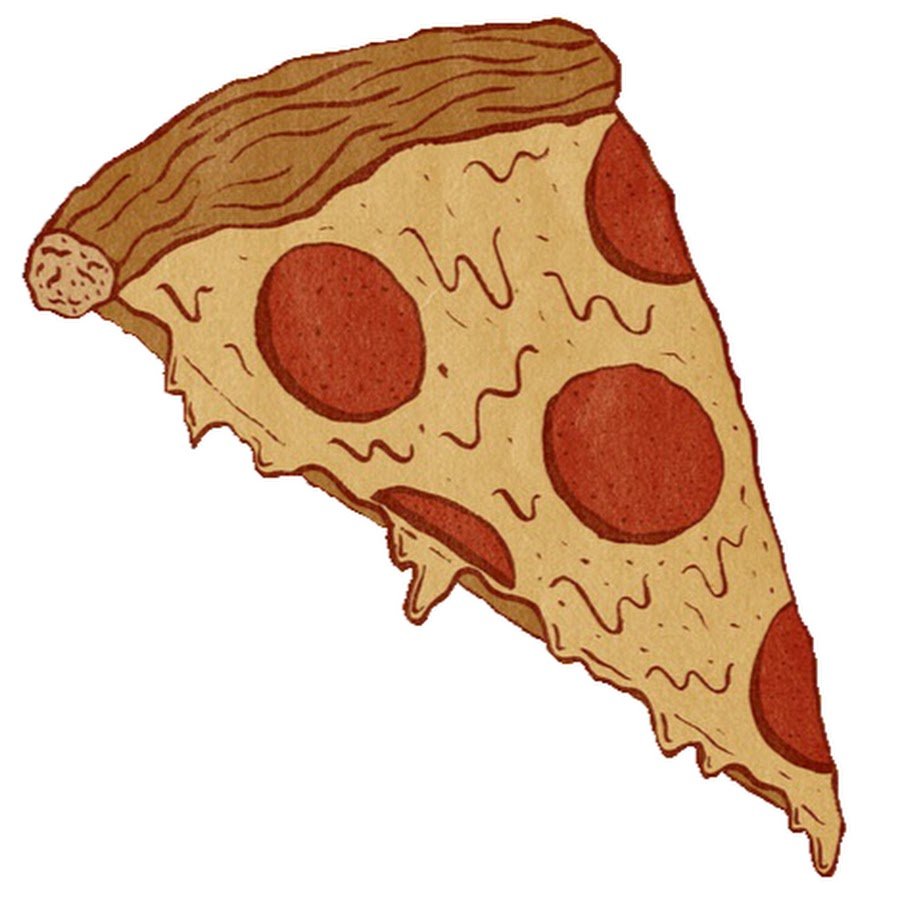 Пицца без фона арт кусок