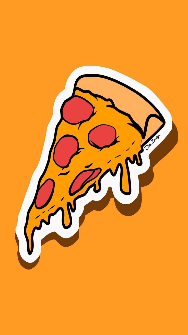 Пицца в стиле поп арт