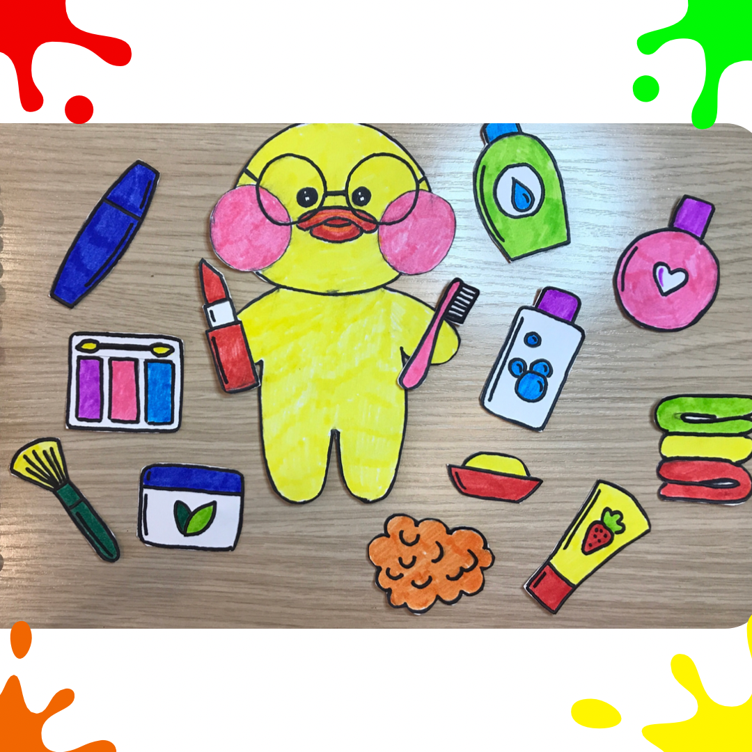 Идеи косметики для бумажной уточки