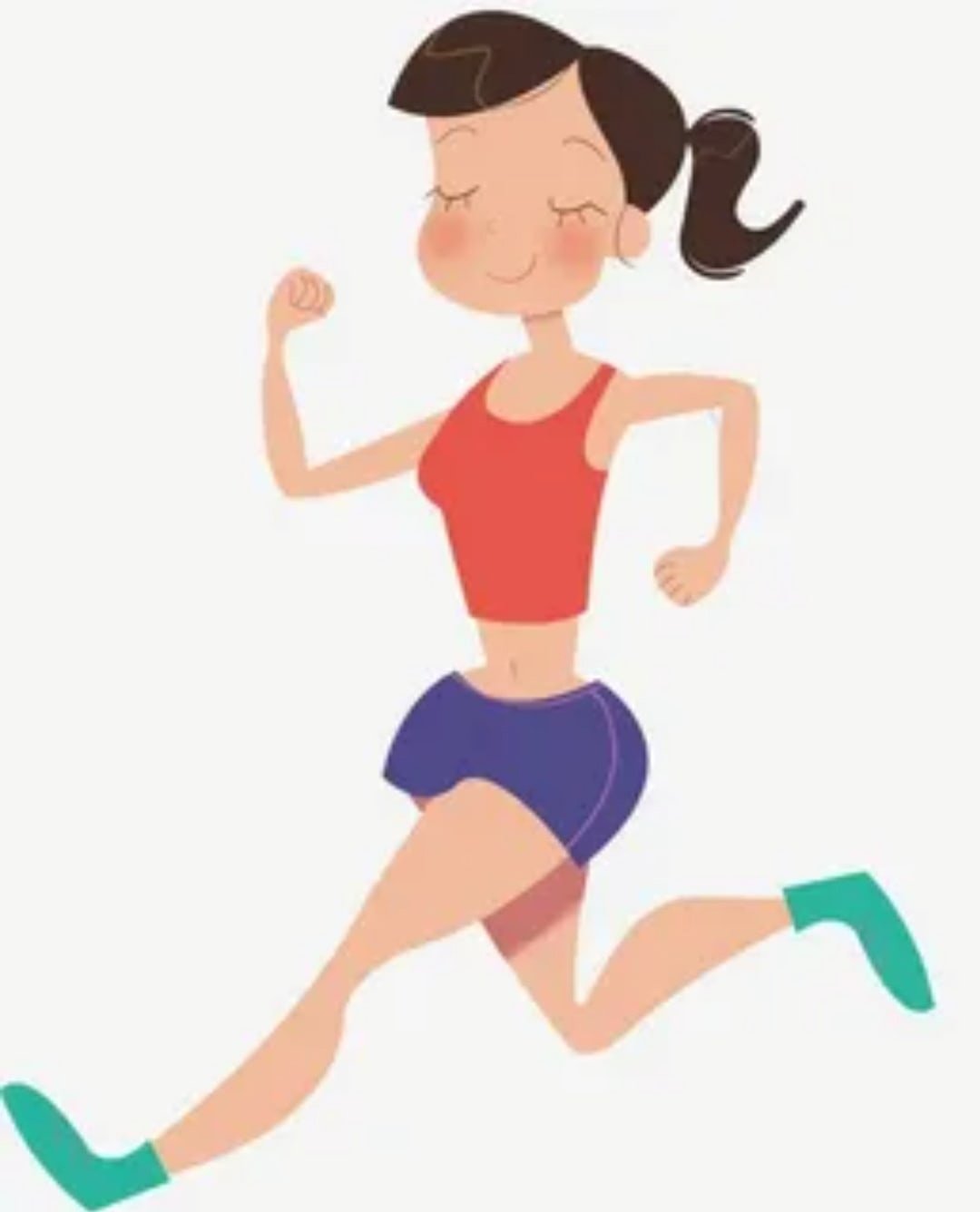 Бегун мультяшный