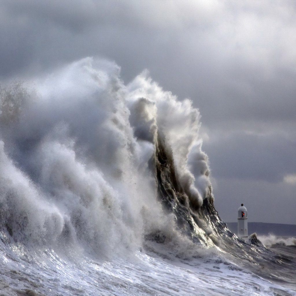 Энди Симмонс пейзаж море шторм