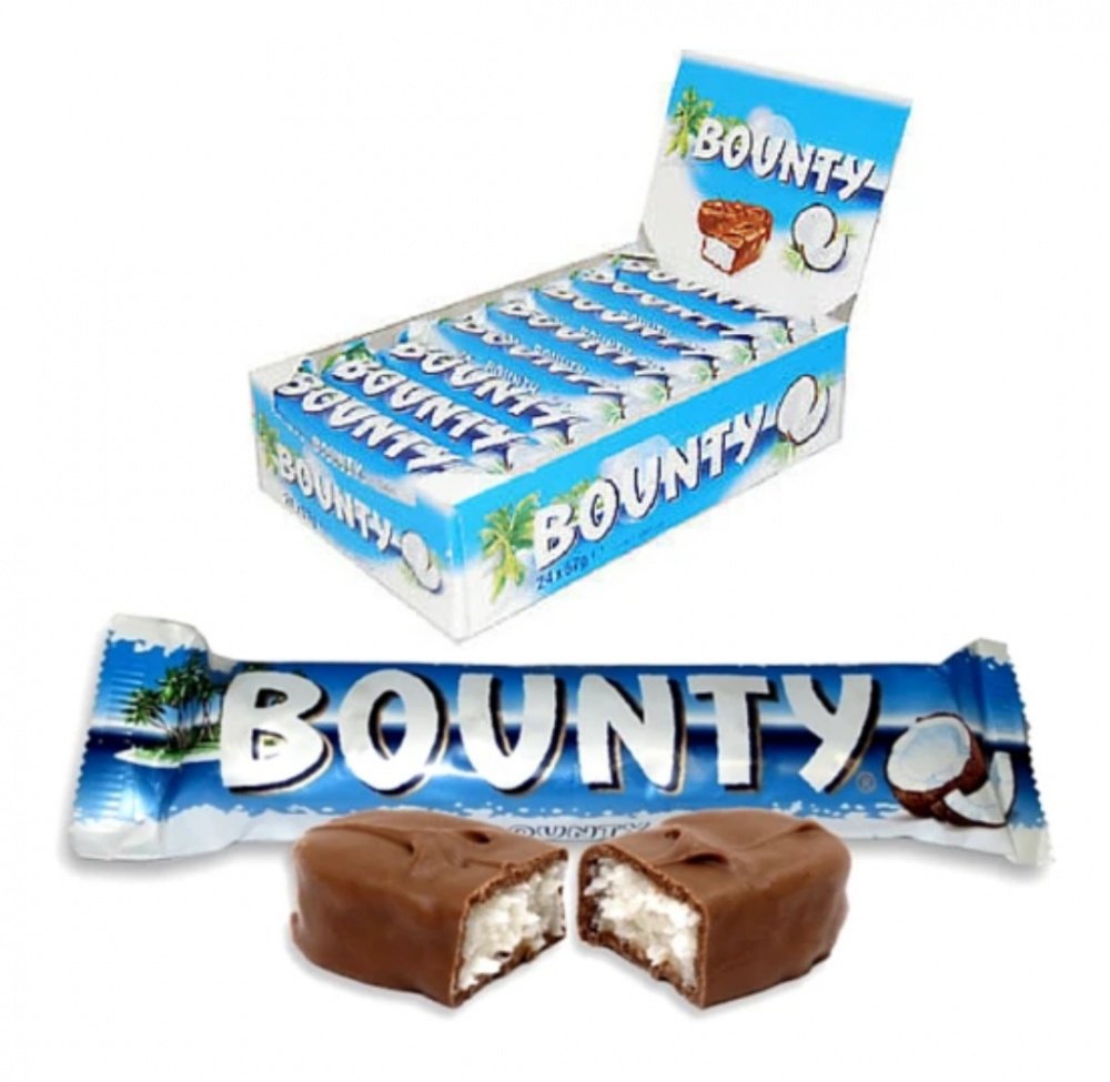 Шоколадный батончик Bounty 55 г