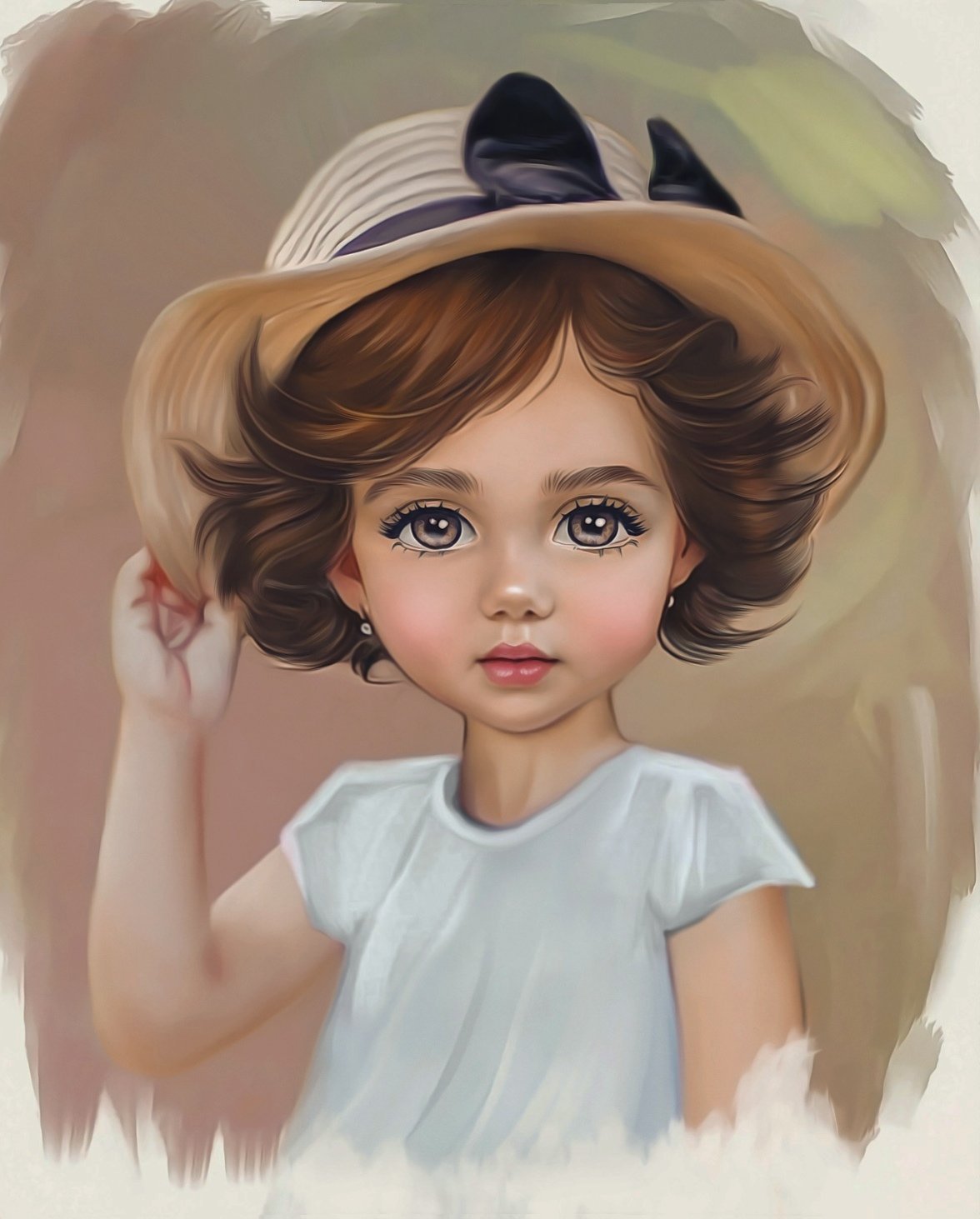 Мультяшная девочка