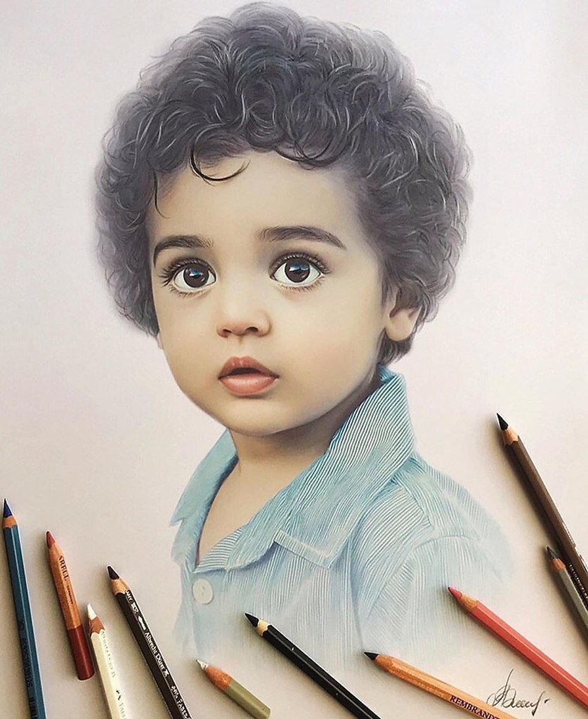 Портреты ручной работы