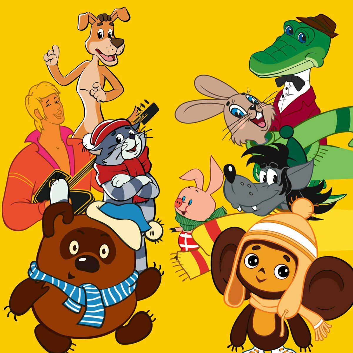 Союзмультфильм герои советских мультиков