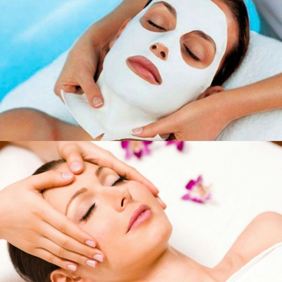 Массаж лица+альгинатные маски