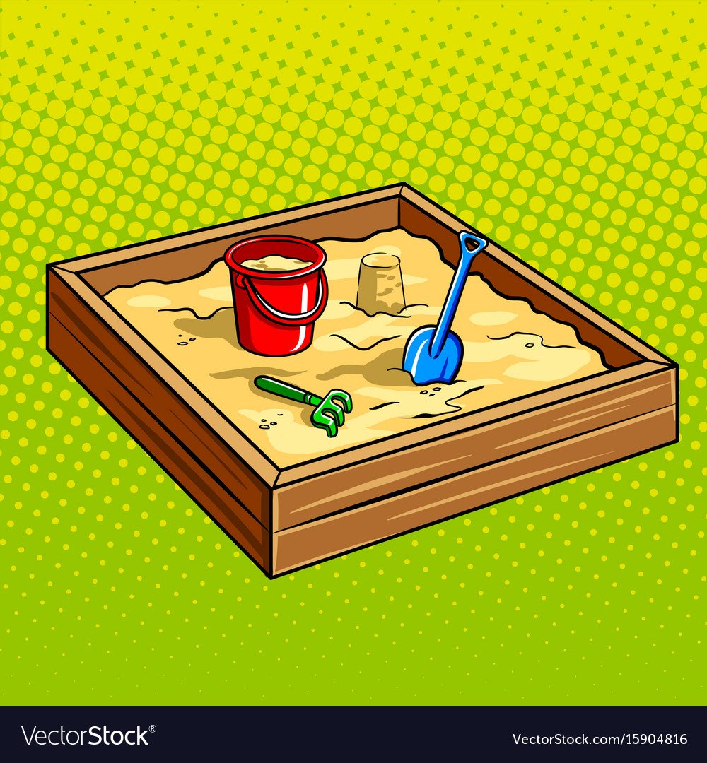 Песочница из дерева