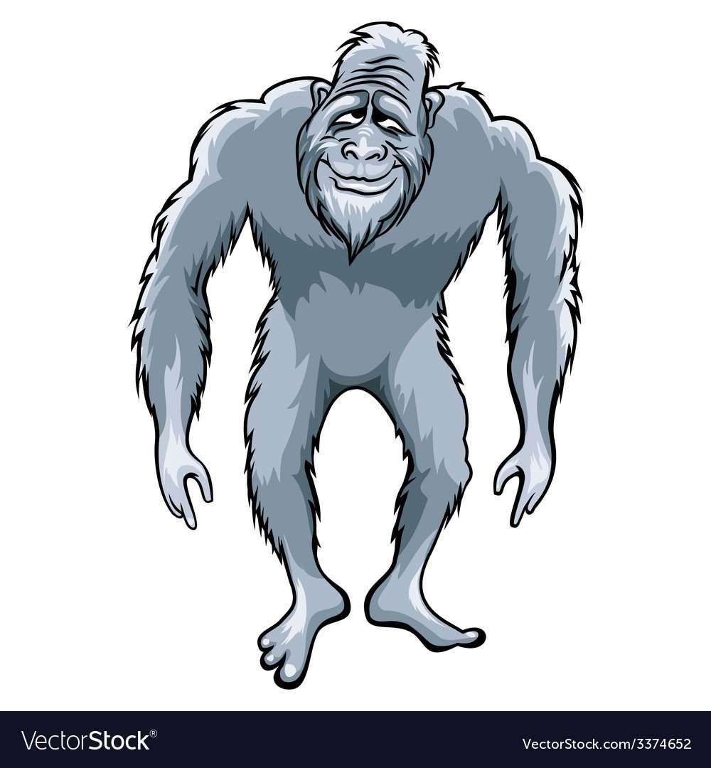 Снежный человек вектор