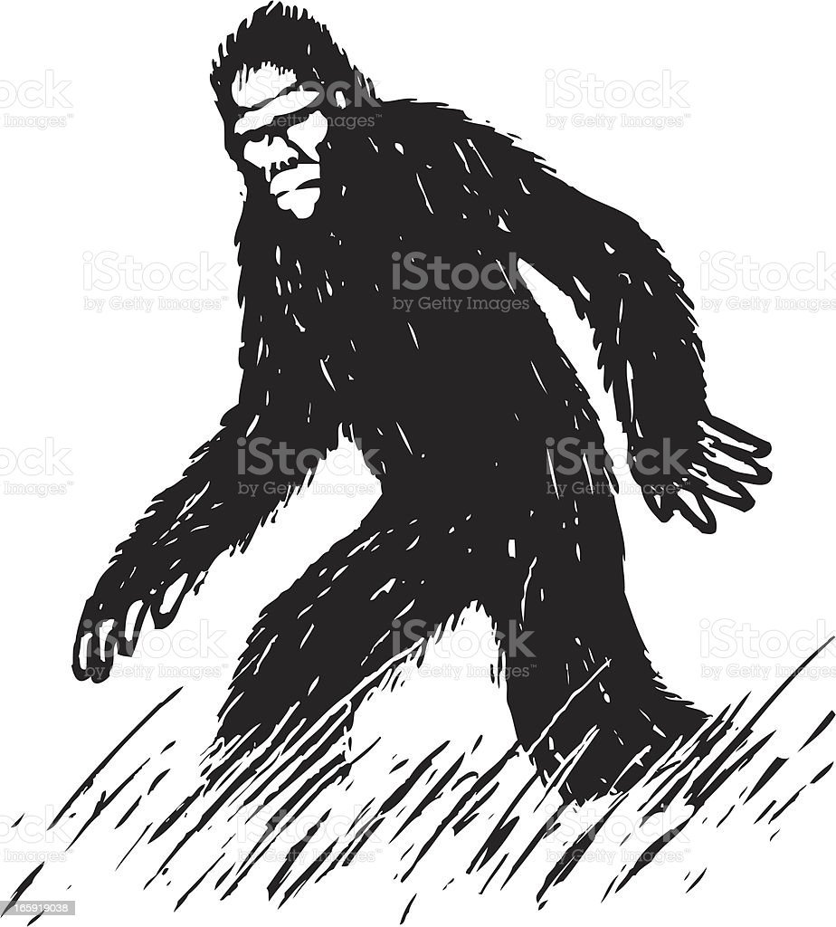 Снежный человек вектор