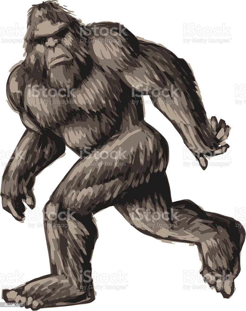 Снежный человек иллюстрация