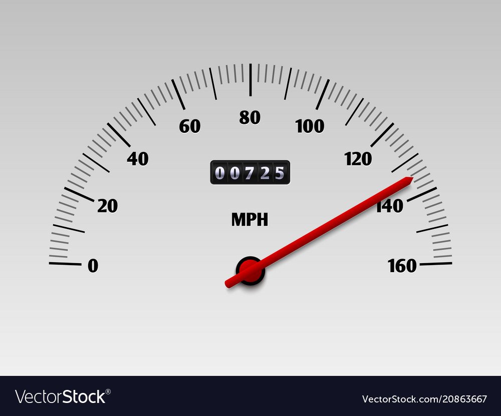 Спидометр автомобиля